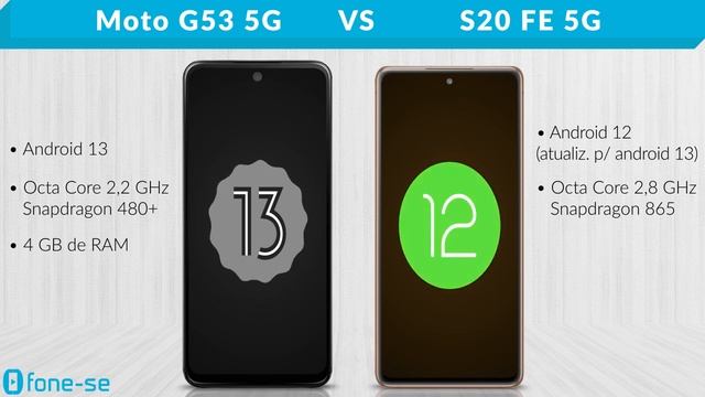 Moto G53 5G vs S20 FE 5G (Comparativo & Preços) смотреть онлайн
