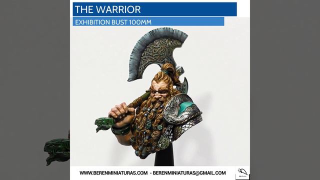 EXHIBITION BUST - The Warrior
