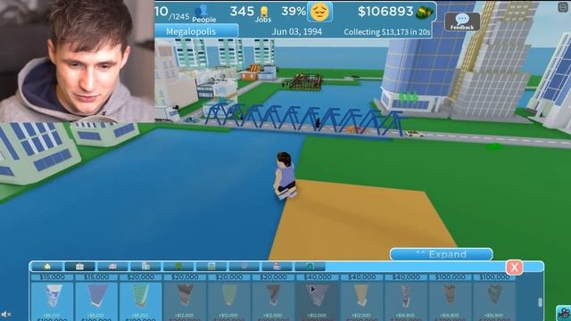 GETTING 9999+ PEOPLE! - Roblox Tiny Town смотреть онлайн
