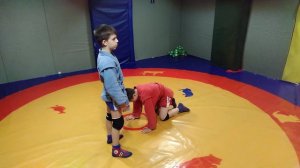 Едвига с передачей руки. Прием самбо