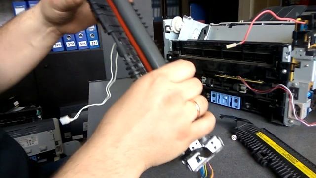 HP 1020 - разборка, замена термопленки смотреть онлайн