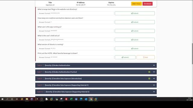 Demonstrating Command Injection - TryHackMe OWASP Walkthrough смотреть онлайн