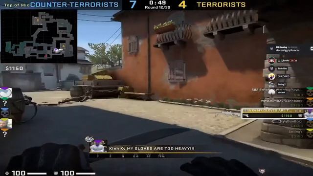 Stream sniping asian CS-GO servers FT Onetap смотреть онлайн