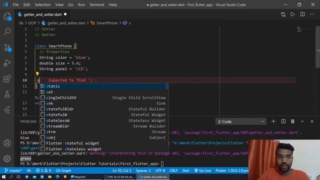 Dart: Getter and Setter in Hindi | OOPS # 2.3 смотреть онлайн