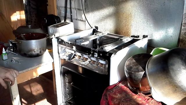 Ремонт газового крана духовки плита гефест