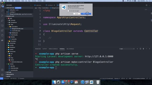 04. Creating Controllers - Learn Laravel Malayalam смотреть онлайн