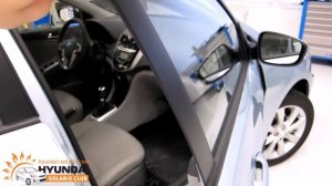 Закрывание дверей в Hyundai Solaris