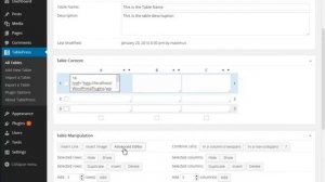 TUTORIAL ON WORDPRESS PLUGIN TABLEPRESS STYLING THE CSS