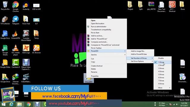 How to run ISO/Nrg file without writing on DVD/VCD by using PowerISO смотреть онлайн