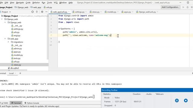 Passing Values through URL in Python Django смотреть онлайн