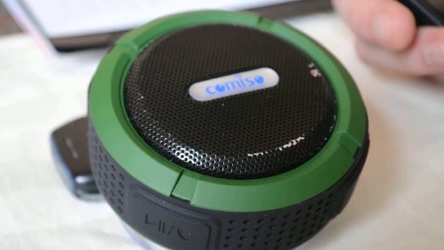 Звуковая демонстрация блютуз колонки - Comiso C6 Waterproof Shockproof Dustproof Bluetooth Speaker смотреть онлайн