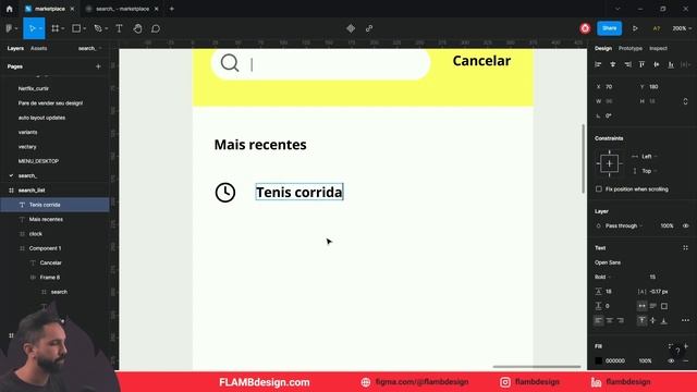 ?[Buscar + Lista] Interação fácil - @Figma tutorial смотреть онлайн