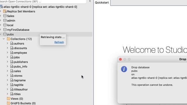 Dropping MongoDB Collections & Databases | Using Studio 3T смотреть онлайн