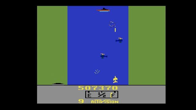 River Raid with 999999 points [005] Atari 2600 Longplay/Walkthrough/Playthrough (FULL GAME) смотреть онлайн
