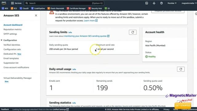 AWS SES Email Setup and Send Emails 2023 | How to Send Emails using AWS SES without Coding -Tutoria смотреть онлайн