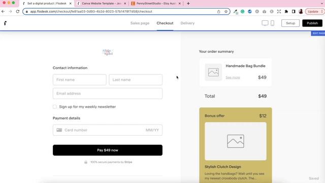 Sell digital products using Flodesk Checkout | Step by Step Guide смотреть онлайн