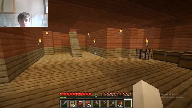 lets try and build the second floor (Minecraft java edition Livestream with webcam) смотреть онлайн