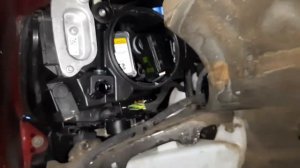 Замена лампочки ближнего света audi a3 8v