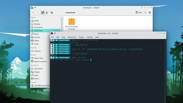 Install the latest Java, add to PATH, setup java home variable in Linux смотреть онлайн
