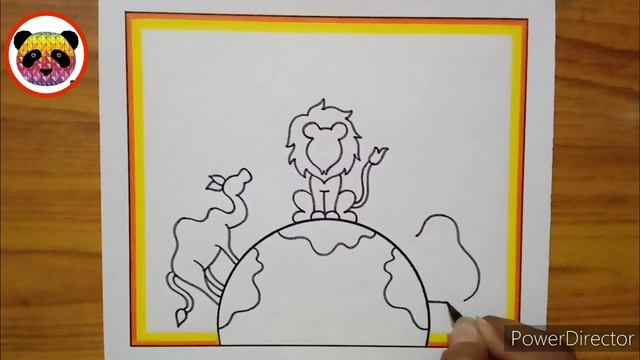 World Wildlife Day Drawing / World Wildlife Day Poster Drawing / World Animal Day Drawing смотреть онлайн