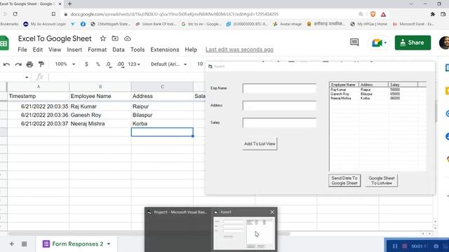 Connect VB6 Prgram To Google Sheet смотреть онлайн