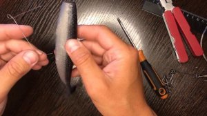 Как делать стингер для крупного силикона. Оснащаем крупные силиконовые приманки.