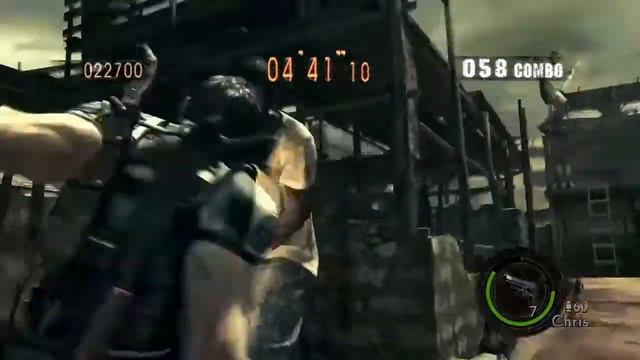 Resident Evil 5, THE MERCENARIES ( Chris (BSAA): 169,480 )/ Public Assembly/ SOLO. смотреть онлайн