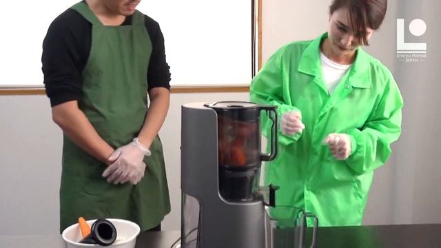 【まるごと投入】ヒューロムスロージューサーH-200のご紹介♪【H200】 смотреть онлайн