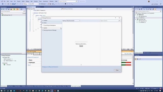 Improve .net unit test code coverage easy for free using Fine Code Coverage visual studio extension смотреть онлайн