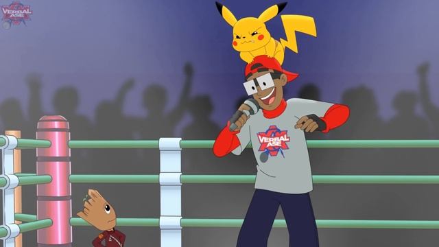 Pikachu vs Groot Remastered - Cartoon Beatbox Battles смотреть онлайн