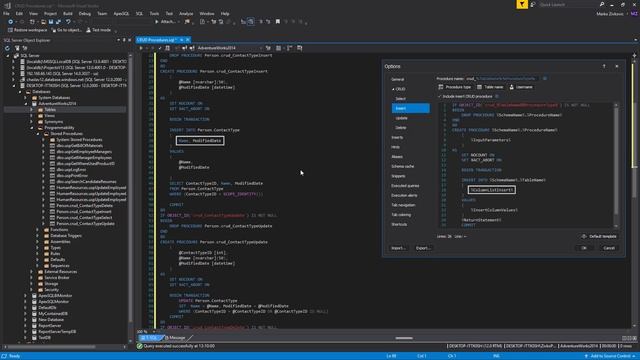 Automatically creating SQL Server CRUD procedures смотреть онлайн