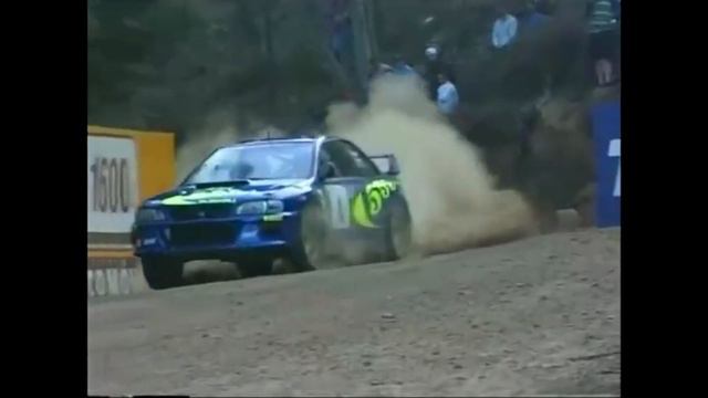 SUBARU IMPREZA 22B Rally with EUROBEAT :) смотреть онлайн