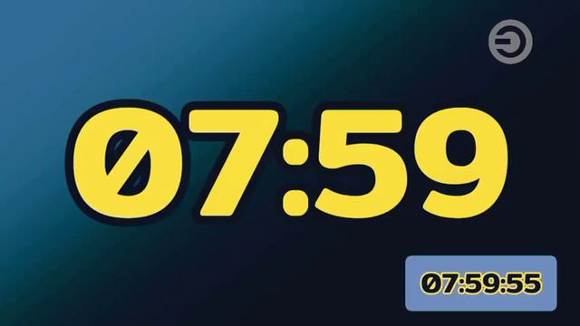 Часы ТК Эфир (07:59, вечер и ночь) 2005-2008 смотреть онлайн
