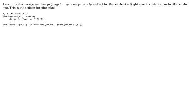 Wordpress: How to set a Background image in Wordpress? смотреть онлайн