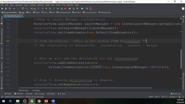 RecyclerView [Part 2] - Item Decoration - Complete Course to Master Android from zero to hero смотреть онлайн
