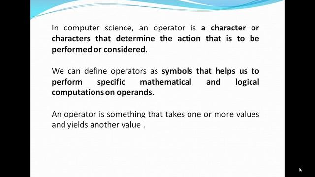 #python FOR BEGINNERS #PYTHON operator#define operators#Types of Operators смотреть онлайн