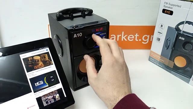 Vaensong A10 speaker Φορητό ηχοσύστημα 2,1 bluetooth, USB, Micro Sd смотреть онлайн