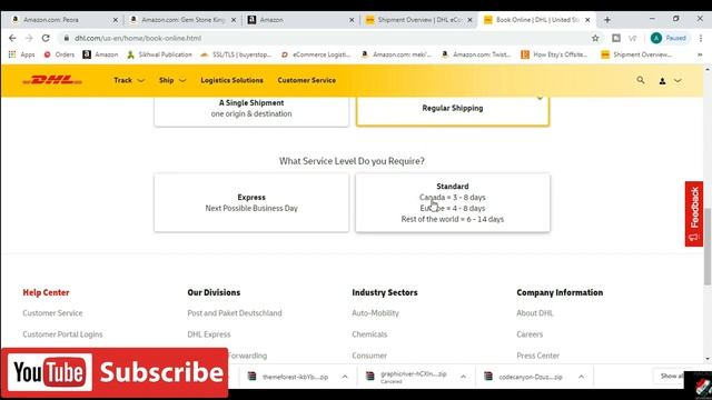 How To Ship International Order From India | How to Create DHL Ecommerce Account #etsy #amazon ebay смотреть онлайн