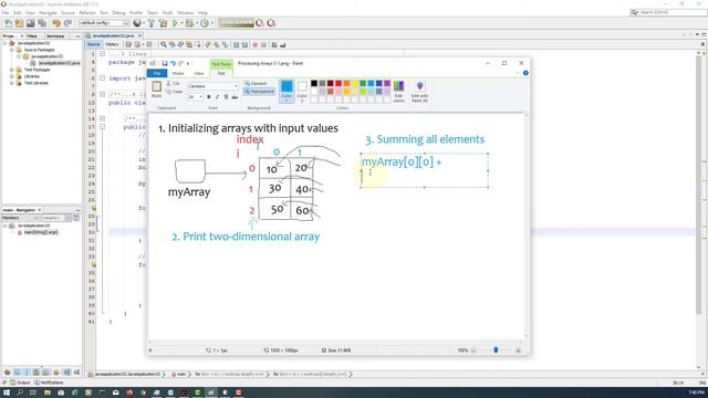 Java Tutorial 34 - Processing Two-Dimensional Arrays 1/3 (Remastered) смотреть онлайн