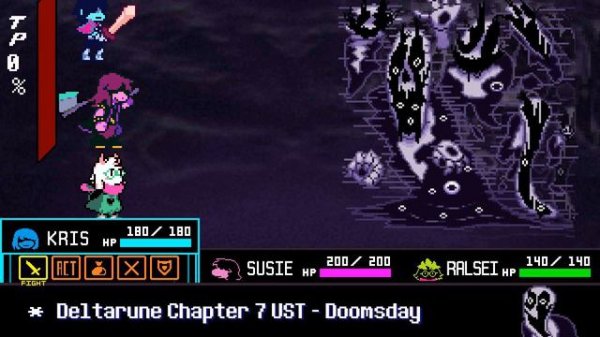 (OLD) Deltarune Chapter 7 UST - "DOOMSDAY" | Fan-made Gaster Boss Theme