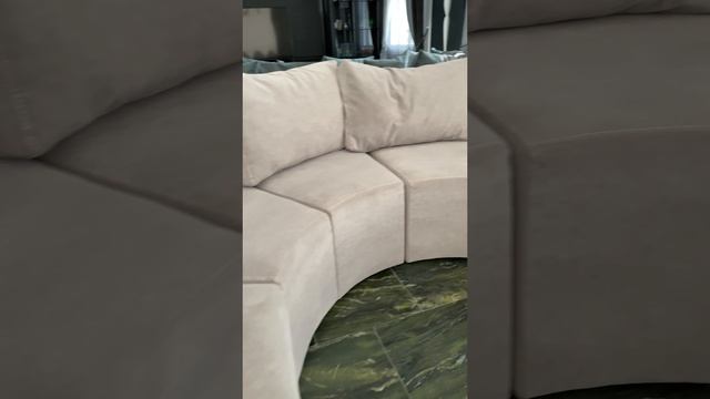 Полукруглый диван на заказ по шаблону смотреть онлайн