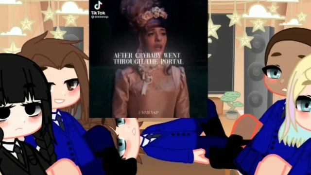 Wednesday reacts to Melanie Martinez as the New Student смотреть онлайн