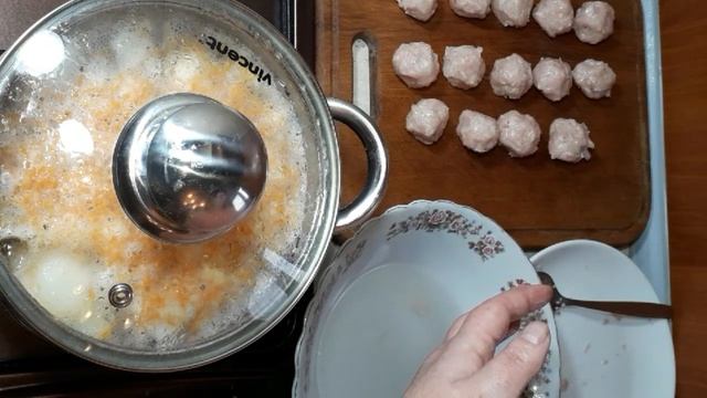 РЕЦЕПТ ВКУСНОГО И ЛЮБИМОГО СУПЧИКА С ФРИКАДЕЛЬКАМИ!!!