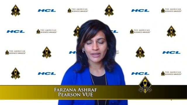 Pearson VUE is a Stevie® Award Winner in The 2021 American Business Awards® смотреть онлайн