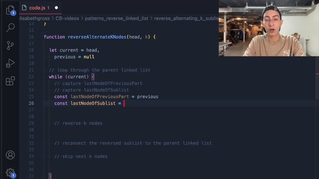 How to Reverse a LinkedList In-place by Alternating K Sublists смотреть онлайн