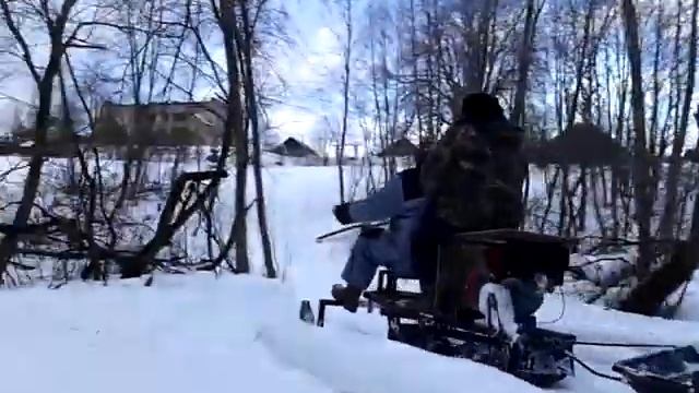 Мини-снегоход Пурга - Втроём (2) смотреть онлайн