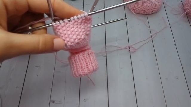 Пинетки C бантиками | Пинетки на выписку | Пинетки спицами.