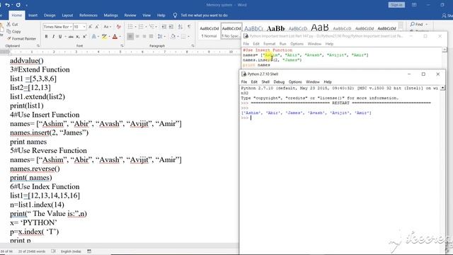 Python Important List Insert Function 84 of 116 Part 195 смотреть онлайн