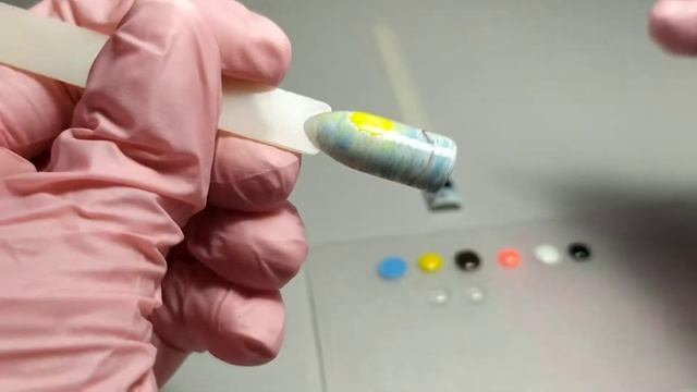 Осенний дизайн ногтей | маникюр гель лак | птичка на ветке | рисую на типсах смотреть онлайн