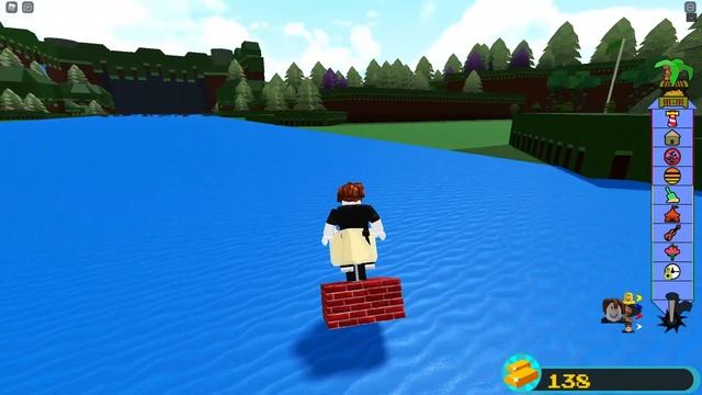 Баг на полет в игре построй корабль и найди сокровище ROBLOX смотреть онлайн